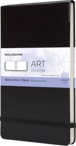 Álbum artístico grande para acuarelas "Moleskine" - Negro intenso