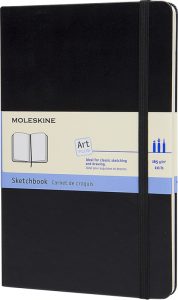 Cuaderno de dibujo grande Moleskine - Negro intenso